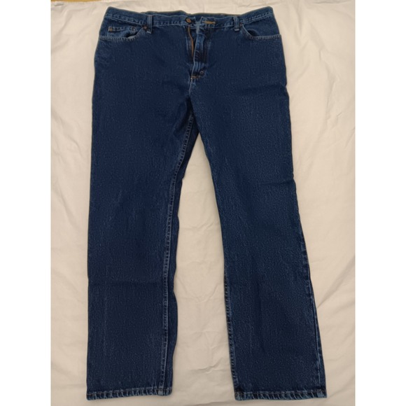 Wrangler Other - Wrangler Premium‎ Quality Men's Regular Fit Blue Denim Jeans Size 42x32